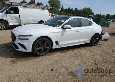 2022 Genesis G70 Base из США, поврежденный, VIN KMTG54TE1NU094955
